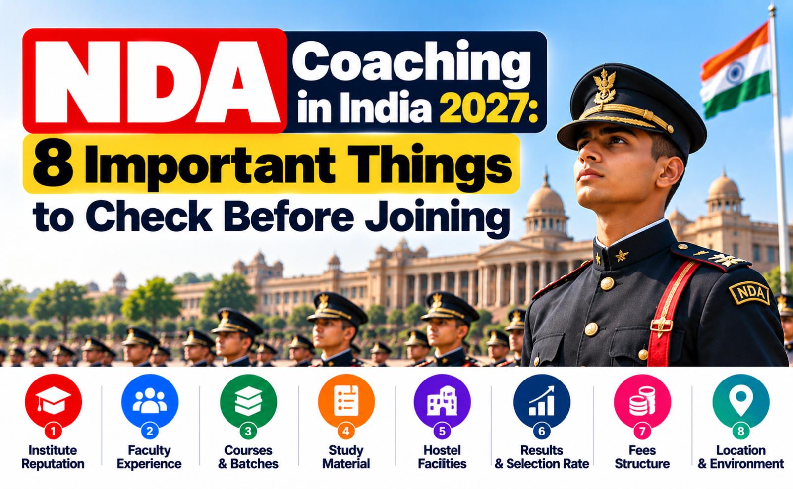 NDA Coaching in India 2027: 8 Important Things to Check Before Joining