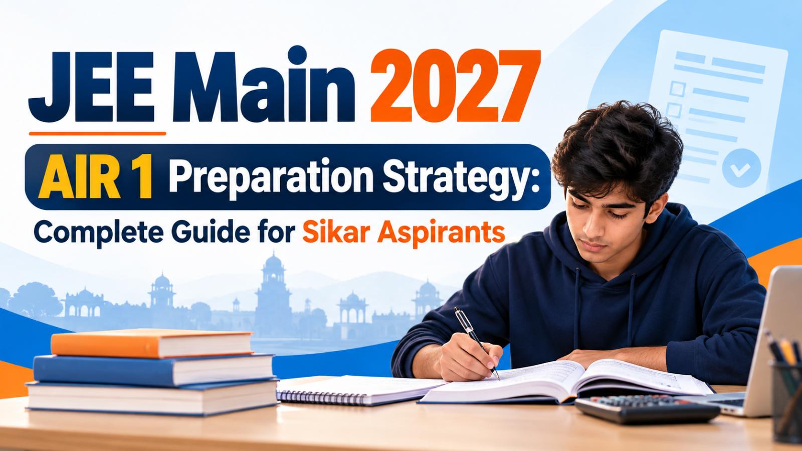 JEE Main 2027 AIR 1 Preparation Strategy: Complete Guide for Sikar Aspirants