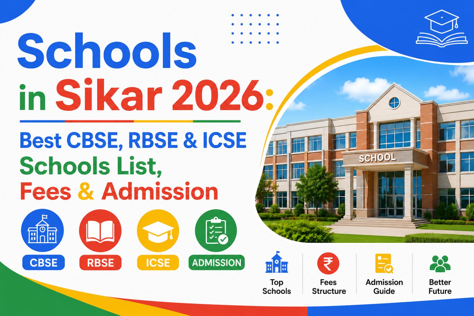 Schools in Sikar 2026: Best CBSE, RBSE and ICSE Schools, Fees, Reviews & Admission