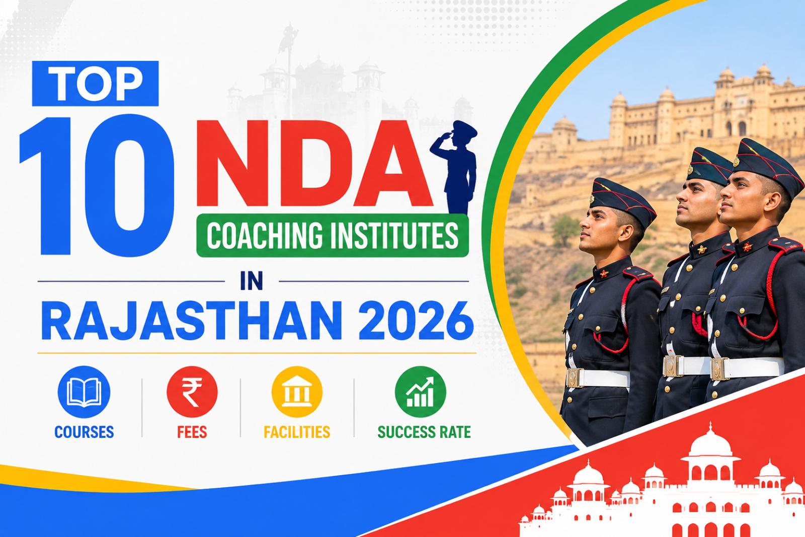 Top 10 NDA Coaching Institutes in Rajasthan 2026: Courses, Fees, Facilities & Success Rate