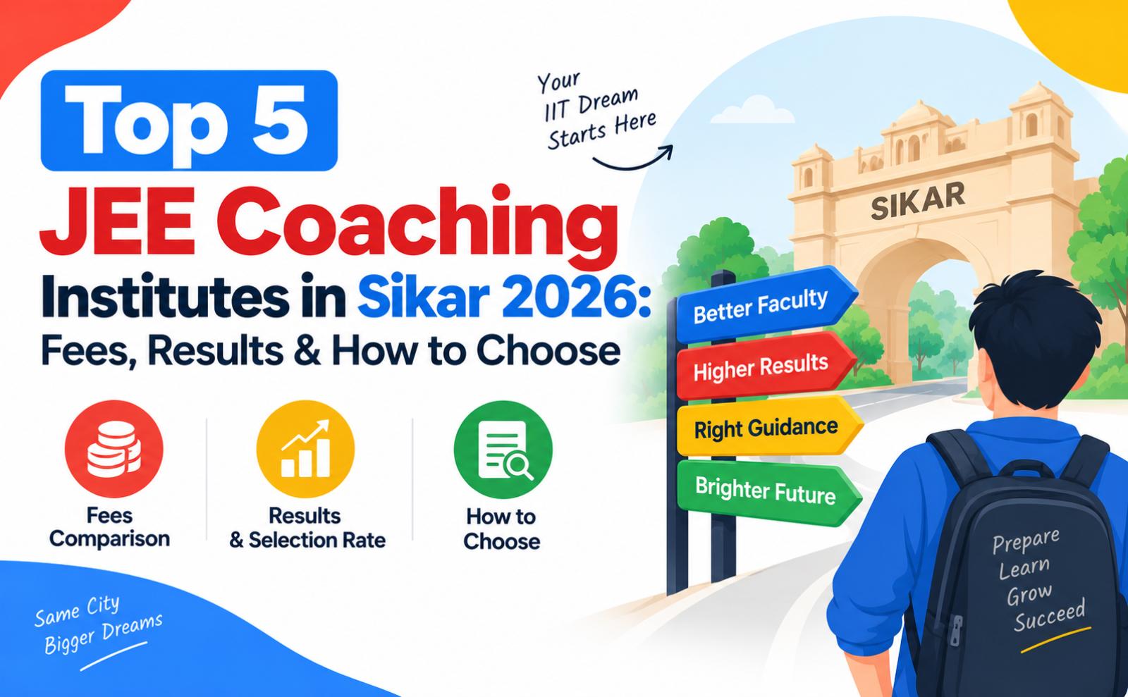 Top 5 JEE Coaching Institutes in Sikar 2026: Fees, Results & How to Choose